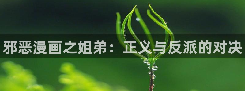 韩漫免费漫画双男主：邪恶漫画之姐弟：正义与反派的对决